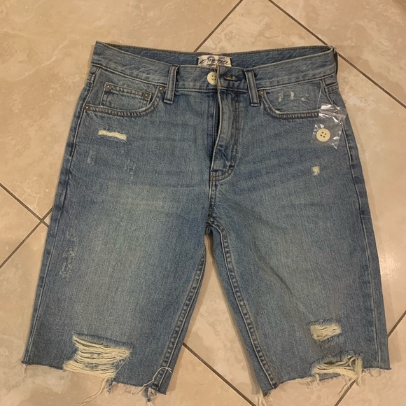 Free People Pants - free people mid rise mid thigh shorts